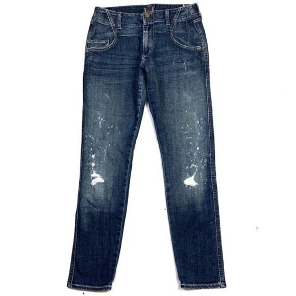 Citizens of Humanity Distressed Denim Skinny‎ Jean - Picture 1 of 14